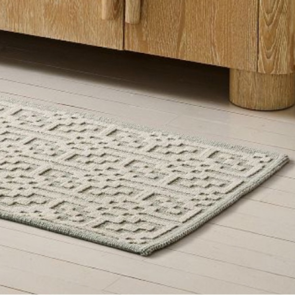 WEST ELM WELSH Bath Mat Rug ~ 24 x 60